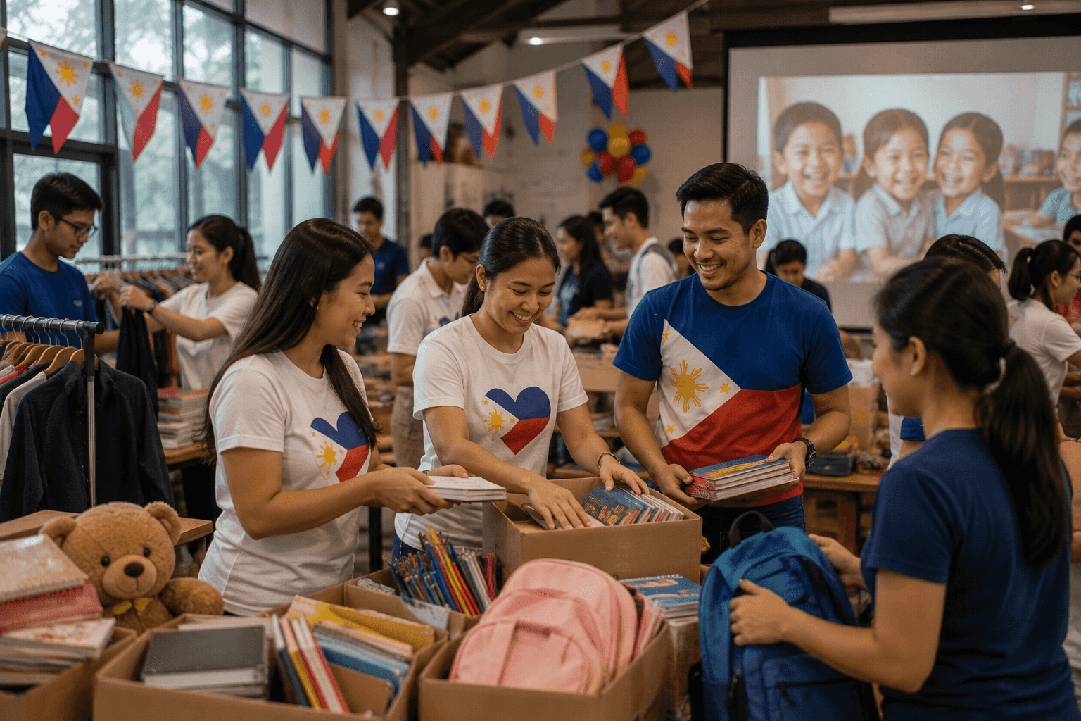 Filipino Communities Organize Charity Events Supporting Education Projects in the Philippines