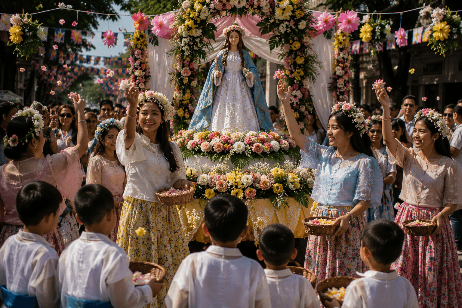 Filipino Communities Celebrate Traditional Flores de Mayo Festivals Abroad